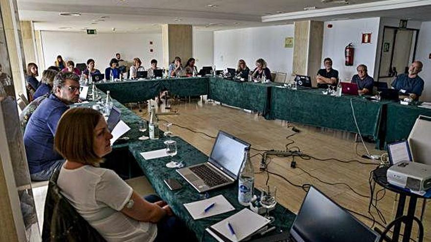 Investigadores del Consejo Internacional para la Exploración del Mar (ICES) en la capital grancanaria.