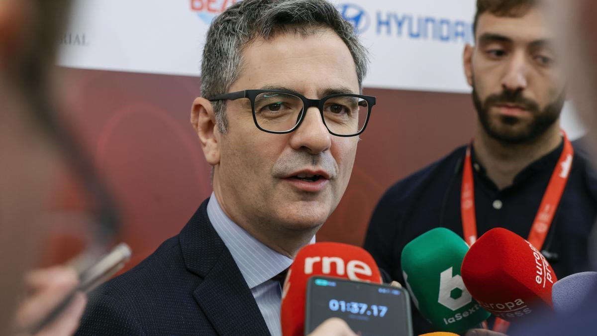El ministro de la Presidencia, Justicia y Relaciones con las Cortes, Félix Bolaños, el 3 de julio en El Escorial.