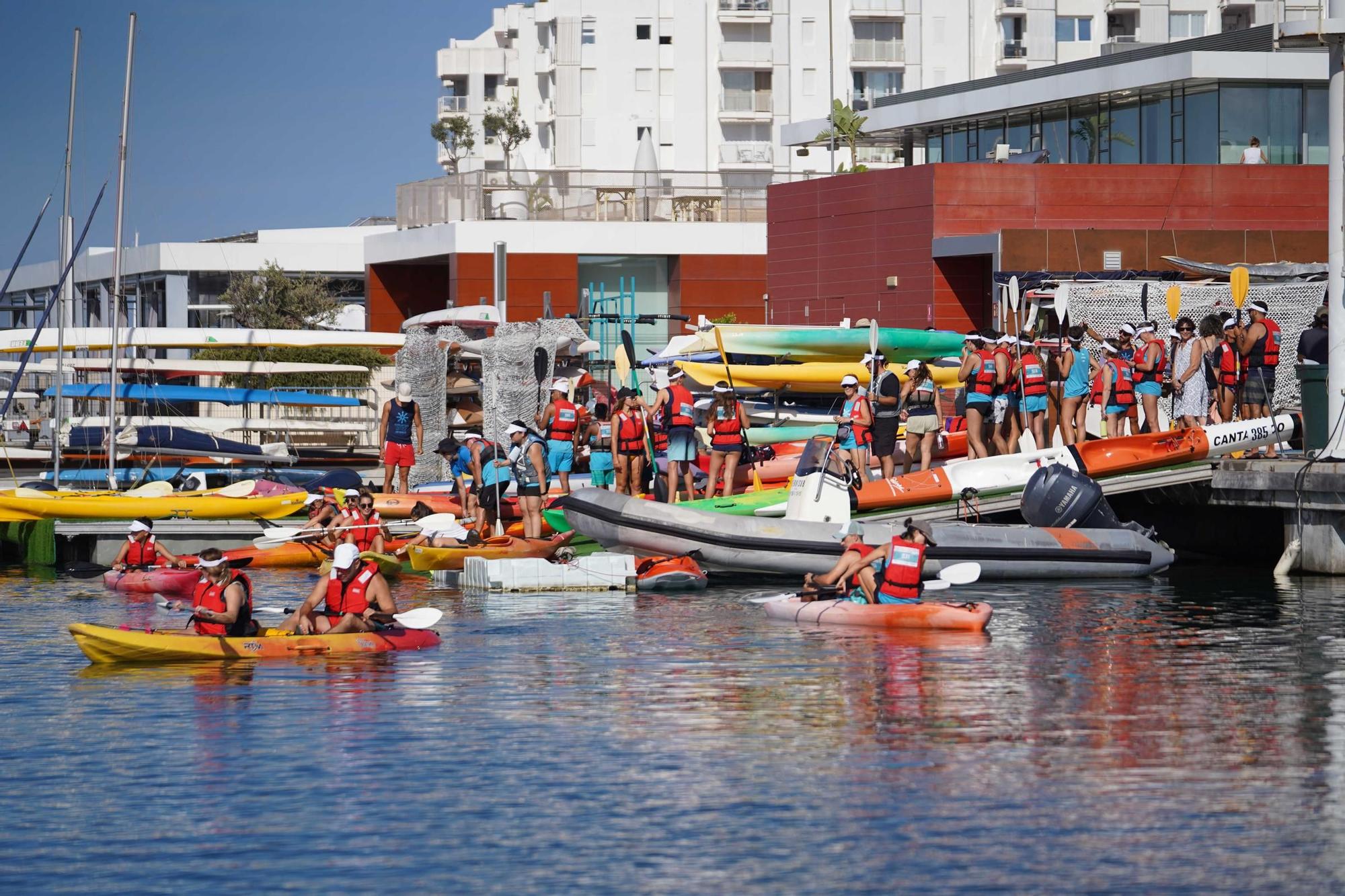 Mira aquí todas las imágenes del Día de la Piragua en Ibiza