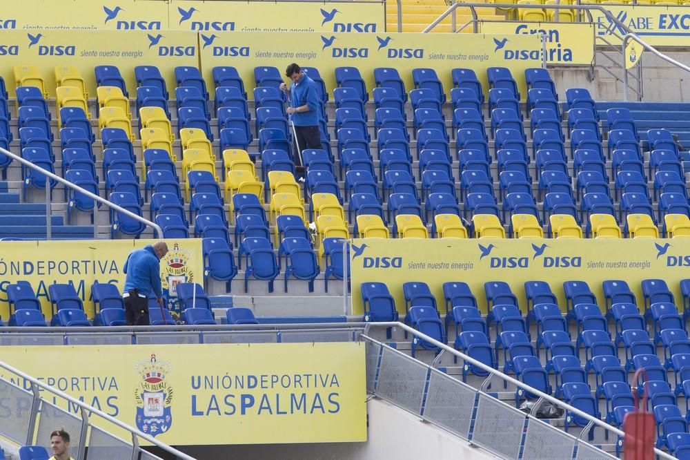 Entrenamiento de la UD previo al partido contra el Betis (18/04/2018)