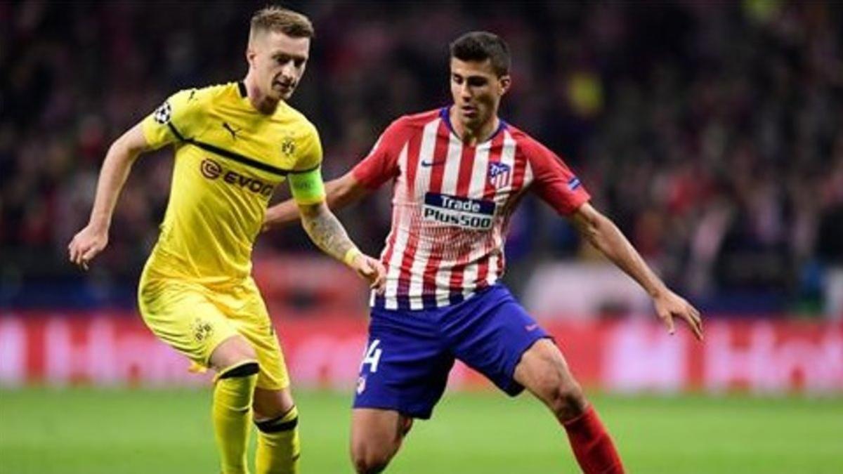 Marco Reus fue bien controlado por la estrategia del Atlético de Madrid