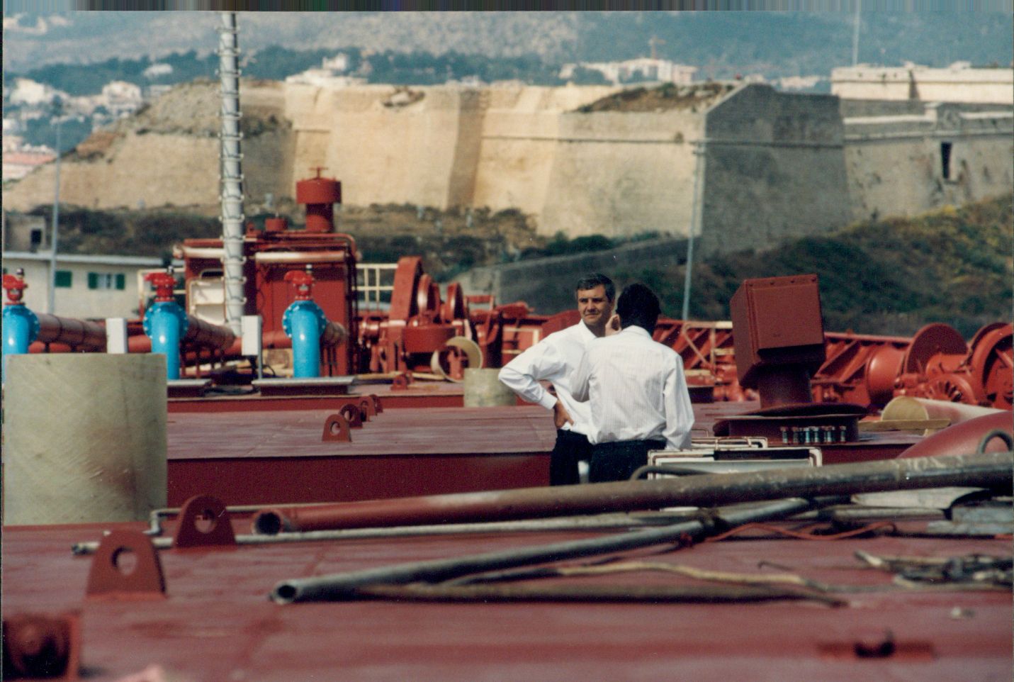 Así fue la legadade agua en Barcos a Mallorca.