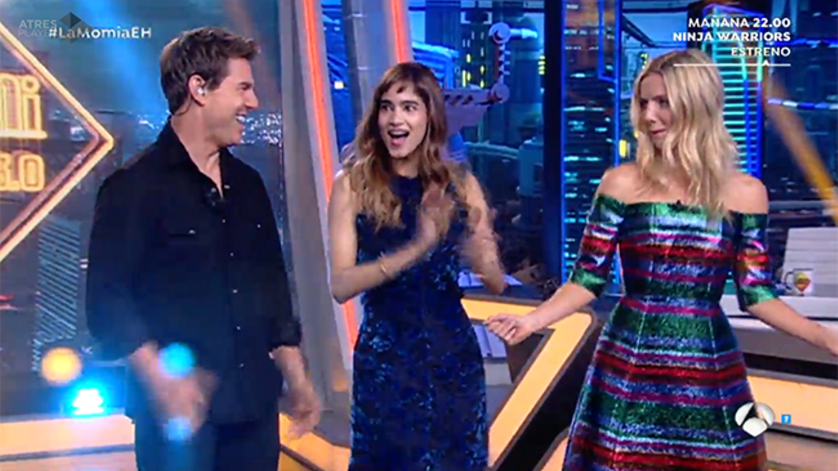 Tom Cruise, Annabelle Wallis y Sofia Boutella en El Hormiguero