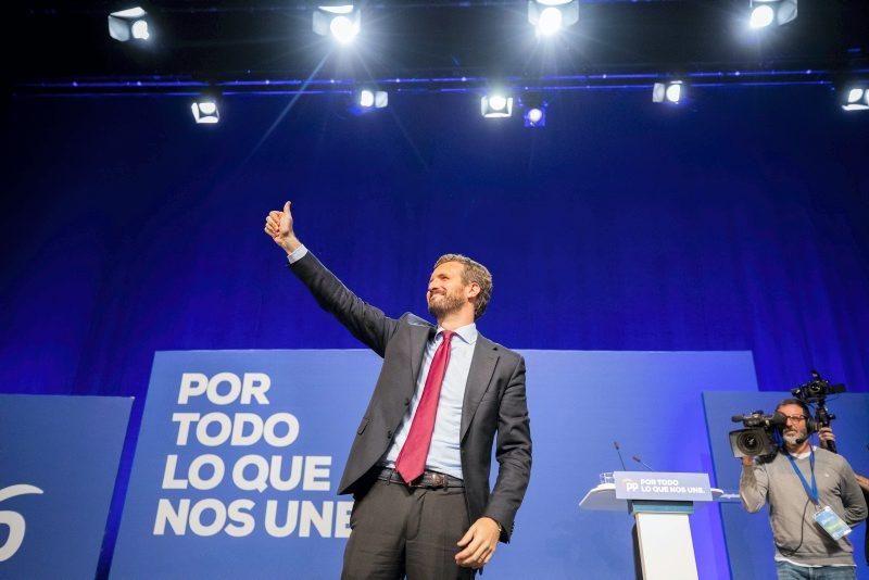 Mitin de Pablo Casado en Zaragoza el 6 de noviembre de 2019