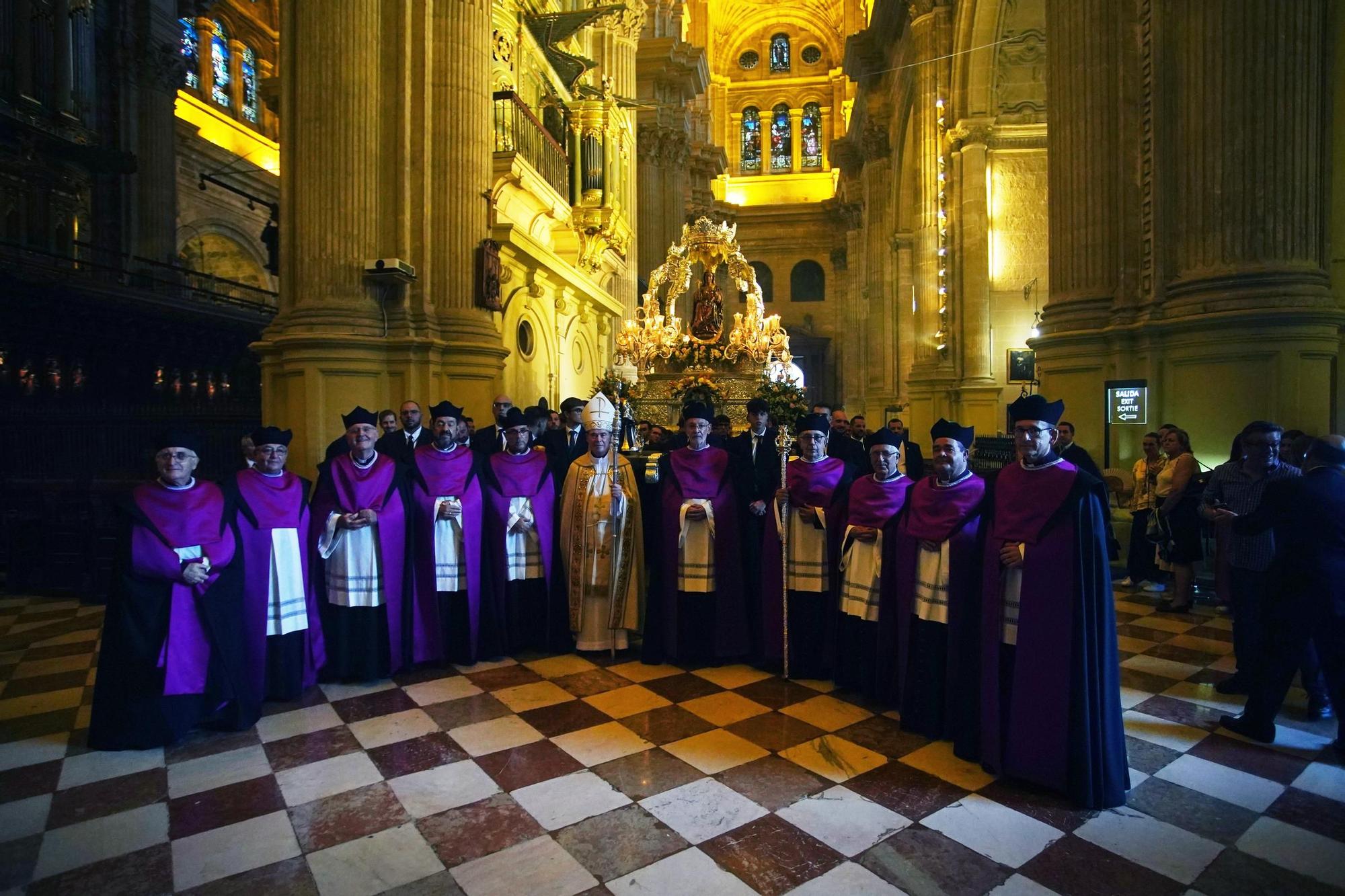 Imagen de la procesión de la Virgen de la Victoria 2023