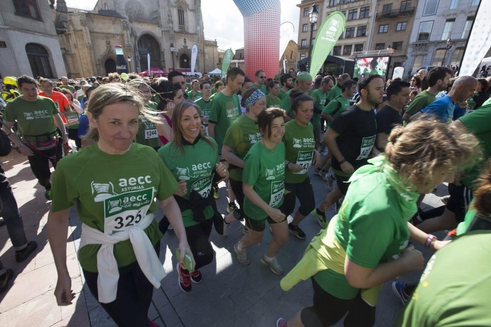 Carrera contra el cáncer en Oviedo