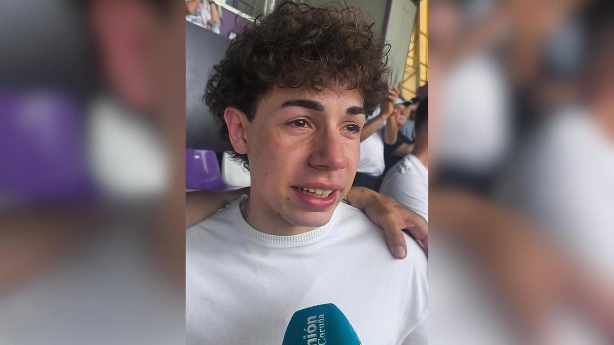 Las lágrimas de un padre y su hijo con el ascenso del Deportivo: "Nos acordamos de los que no están"