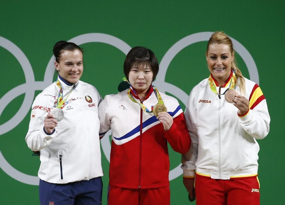 Lidia Valentín: Bronce en halterofilia -75 kg