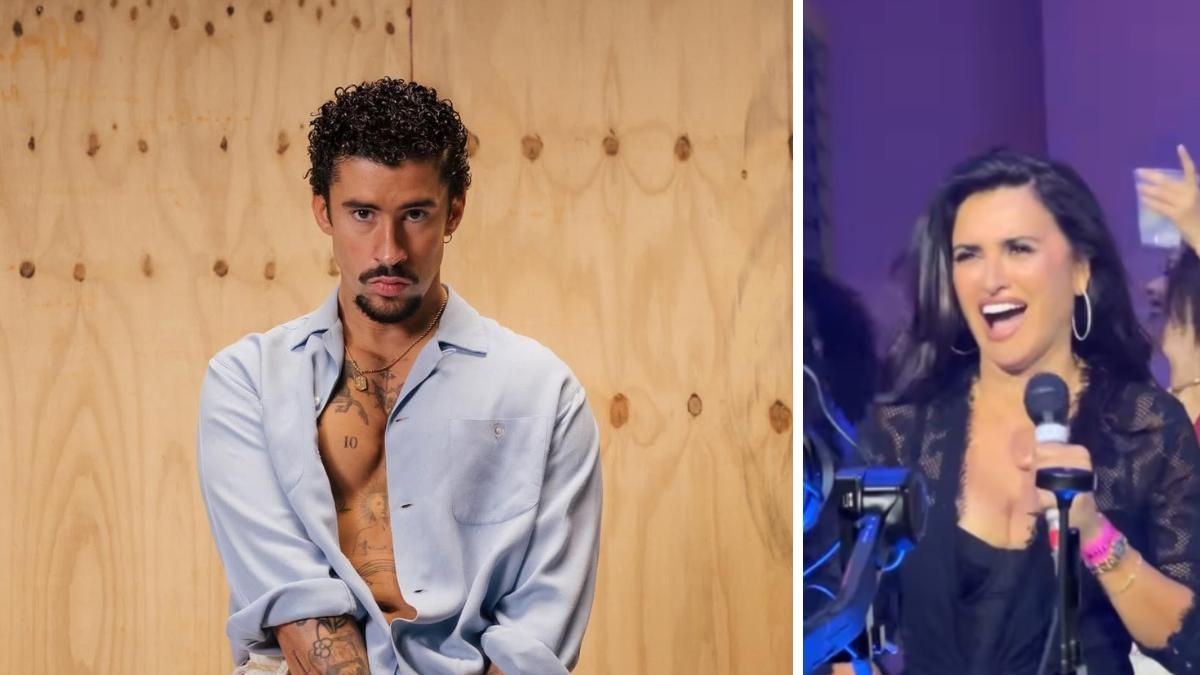 Penélope Cruz en el show de Bad Bunny
