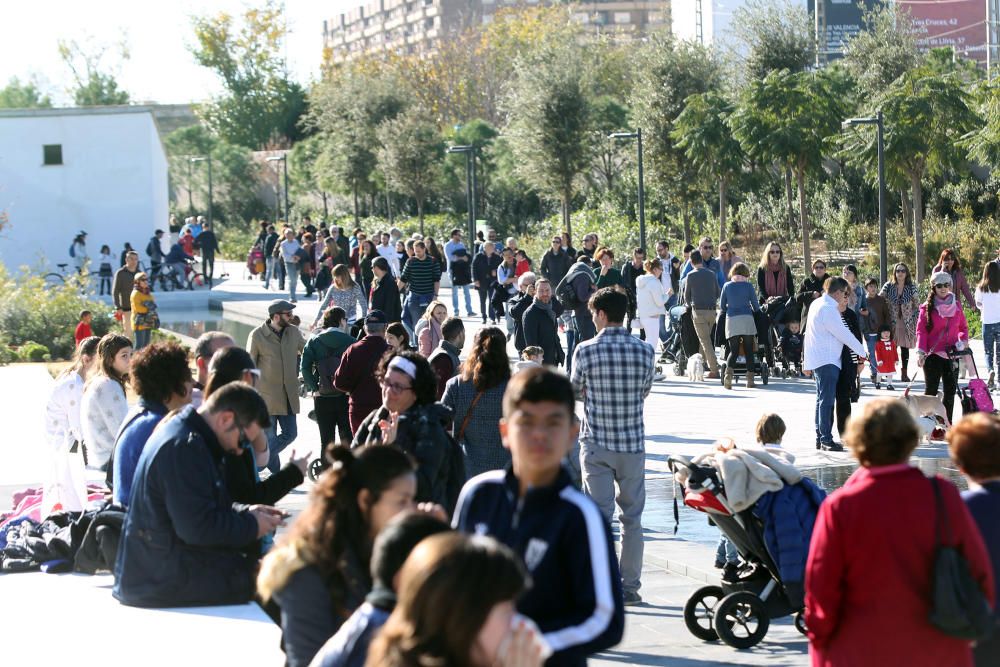 Los más pequeños han disfrutado del nuevo pulmón verde de la ciudad