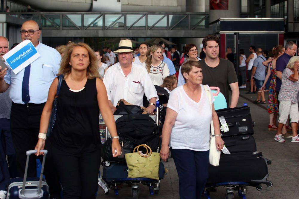 Operación retorno en el aeropuerto de Málaga