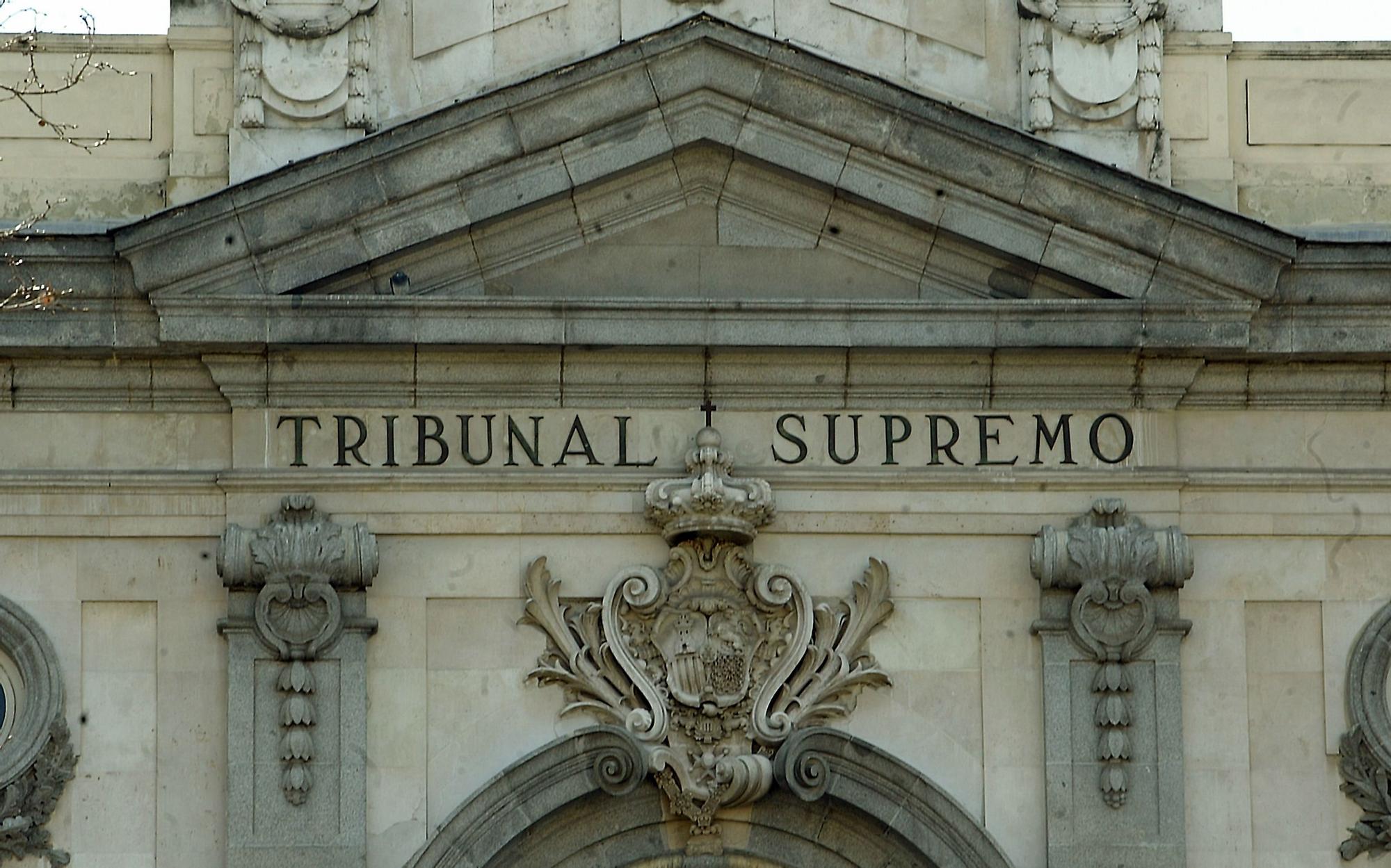 Fachada del Tribunal Supremo