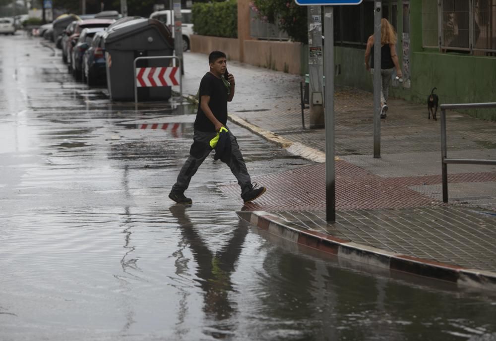 Cortes de tráfico en Sagunt por la intensa lluvia