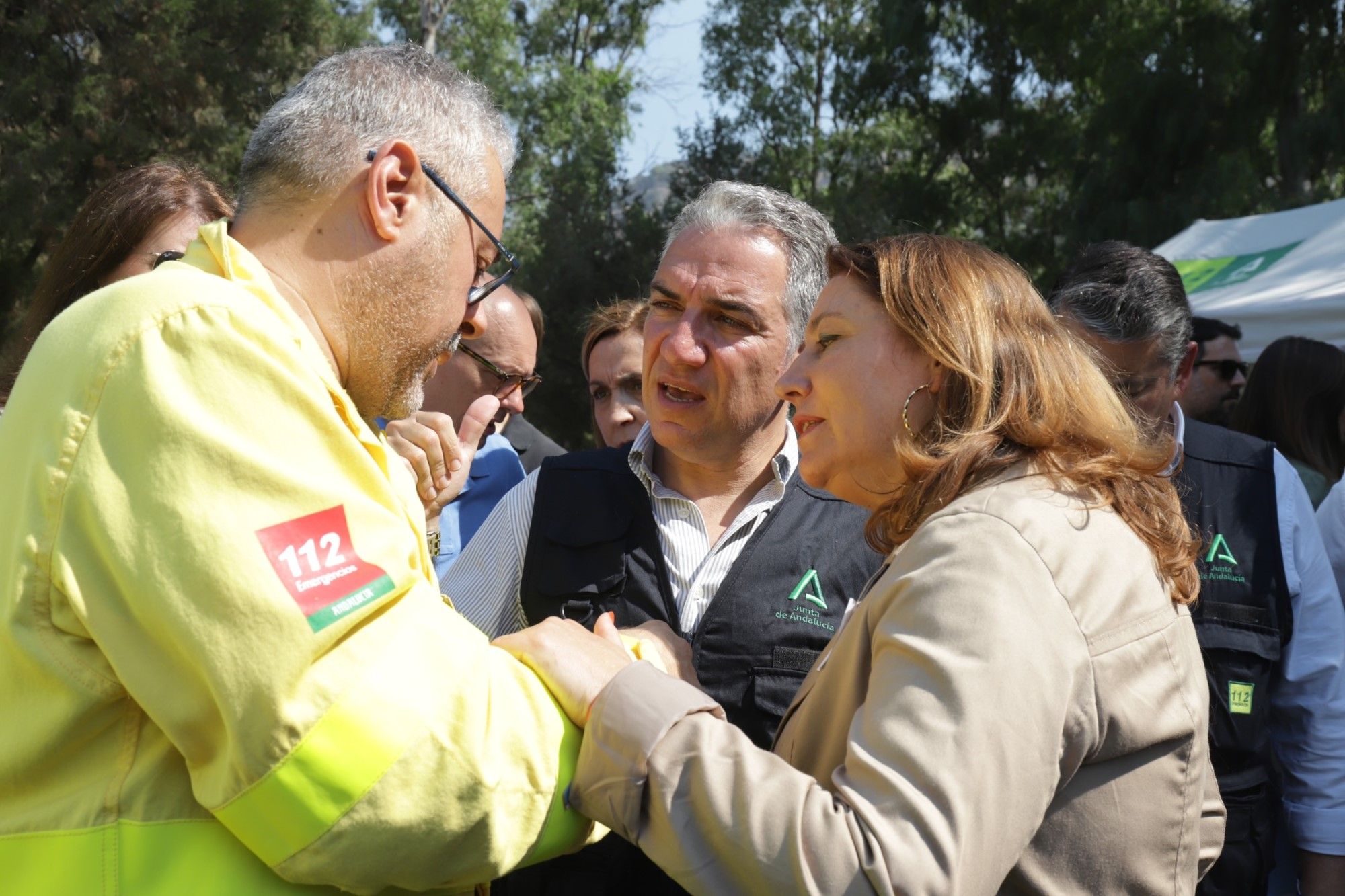 Los candidatos trasladan la campaña electoral al puesto de mando de Benahavís