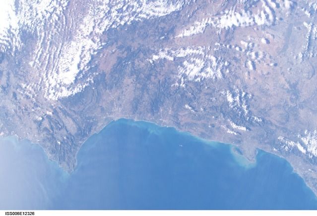 La Comunitat Valenciana, vista desde el espacio