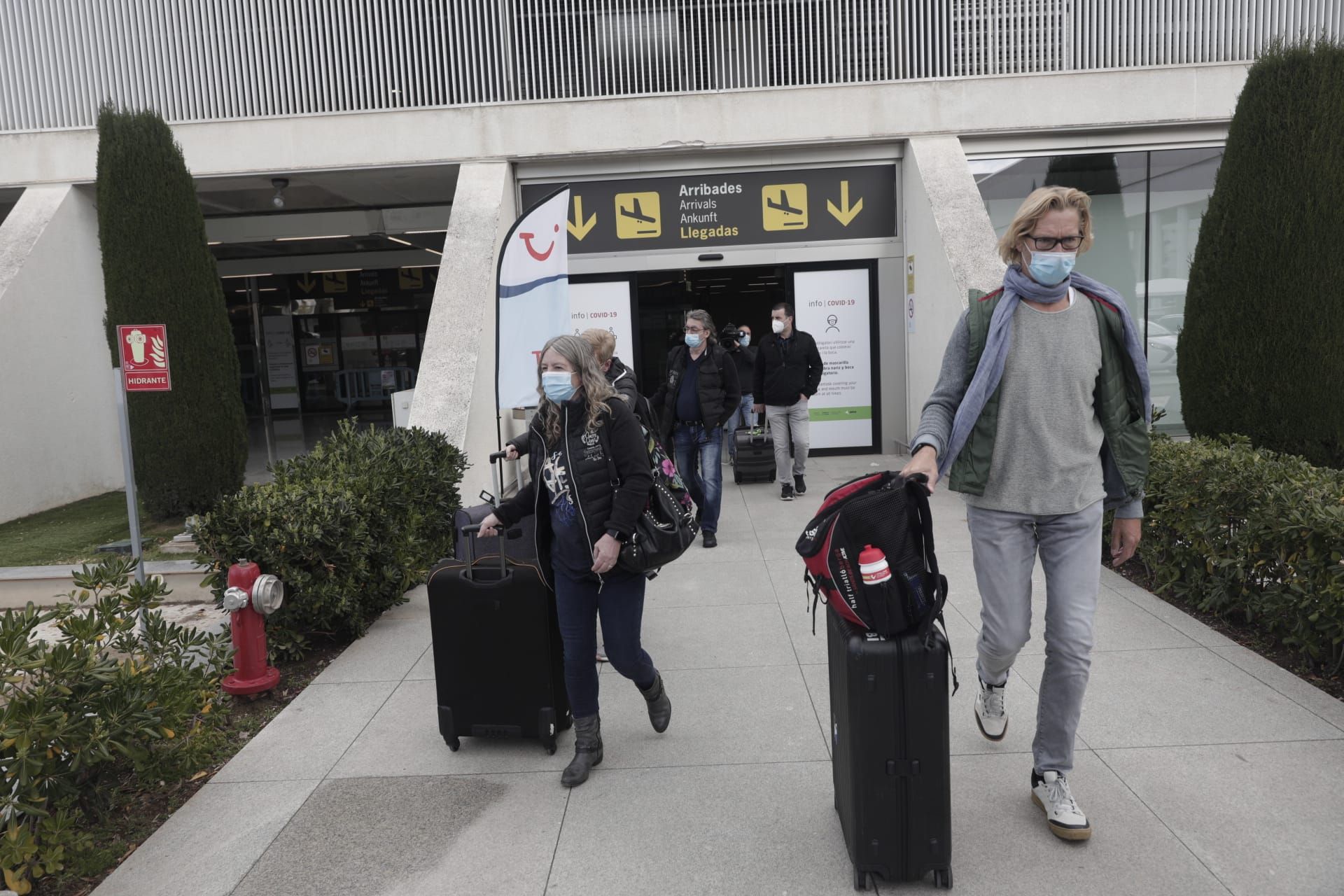 Llegan a Mallorca los primeros turistas alemanes de Semana Santa