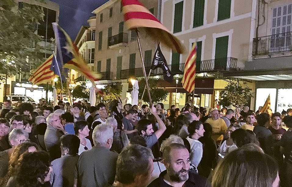 Oleada de protestas en Mallorca contra Rajoy por las detenciones