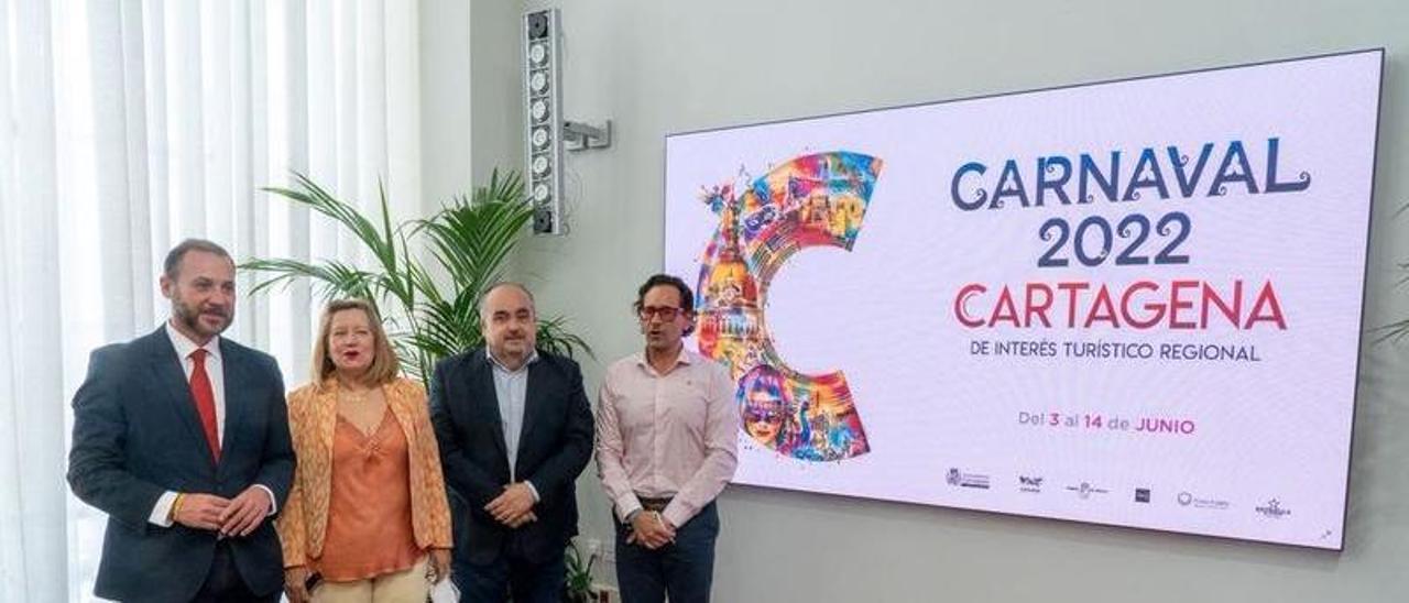 Imagen de la presentación de la programación del Carnaval de Cartagena 2022.