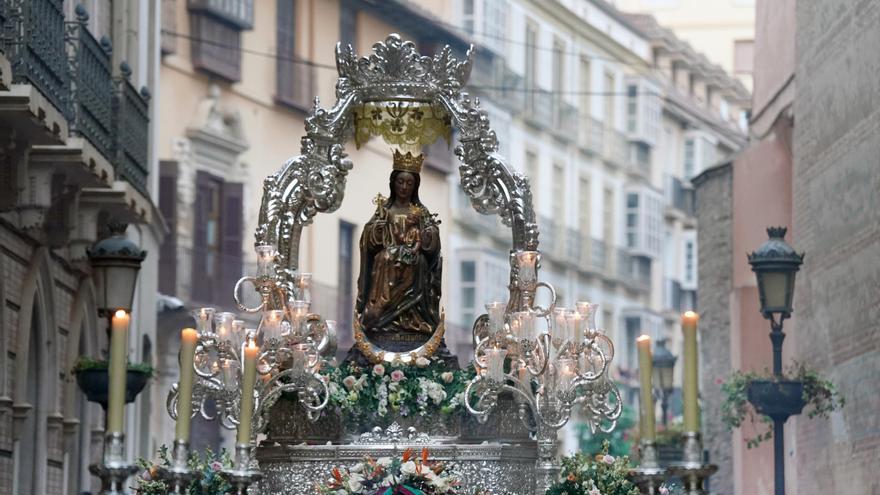 La procesión de la Virgen de la Victoria 2023, en imágenes