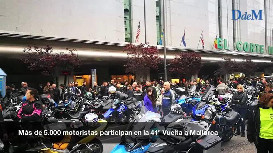 La Vuelta a Mallorca en Moto reúne a 5.000 participantes