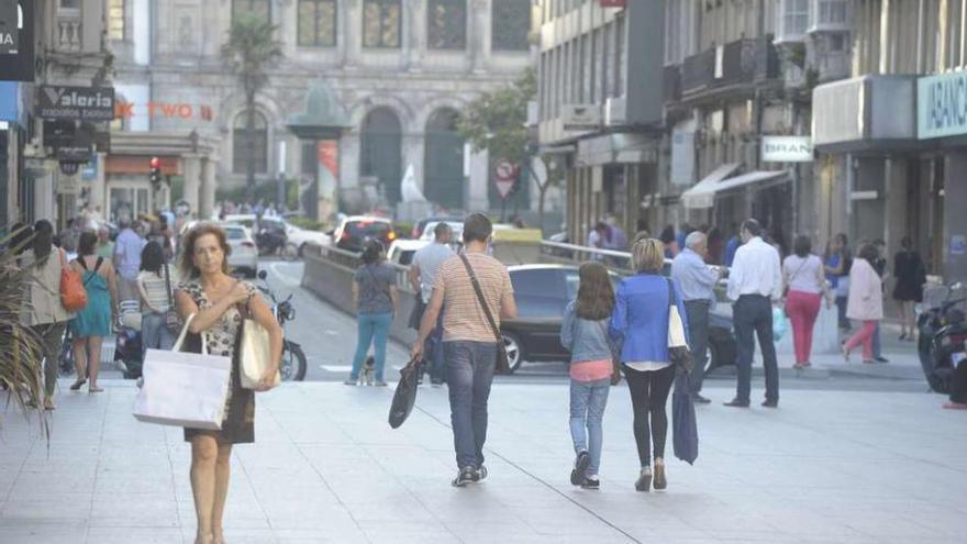 Plaza de Lugo, la zona de la ciudad con los alquileres de locales comerciales más elevados.