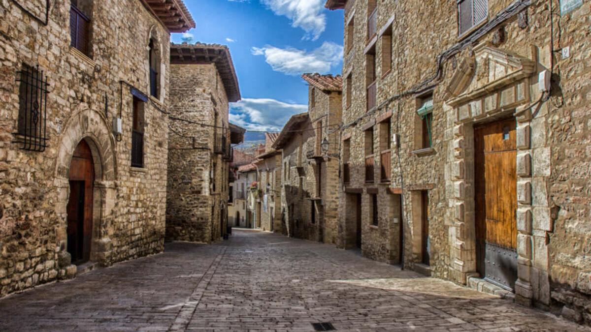 Calles empedradas de Cantavieja