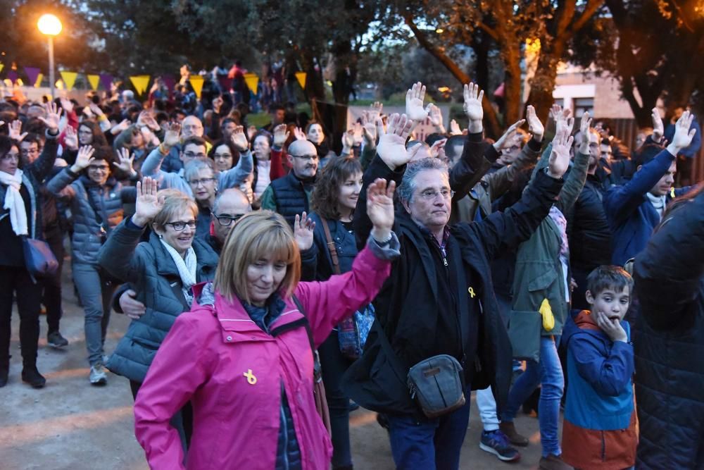 Marxa silenciosa contra l''atac feixista al poble