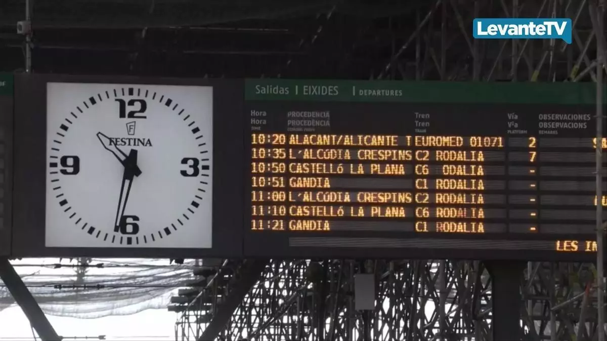 Jornada -casi- normal de huelga de Cercanías: solo tres trenes cancelados