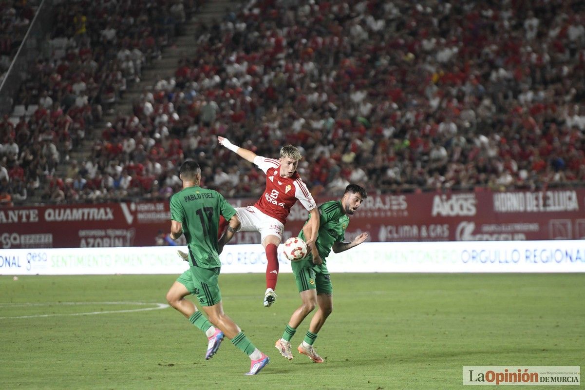 Así fue el encuentro del play off del Real Murcia y el Nástic en la lucha por el ascenso
