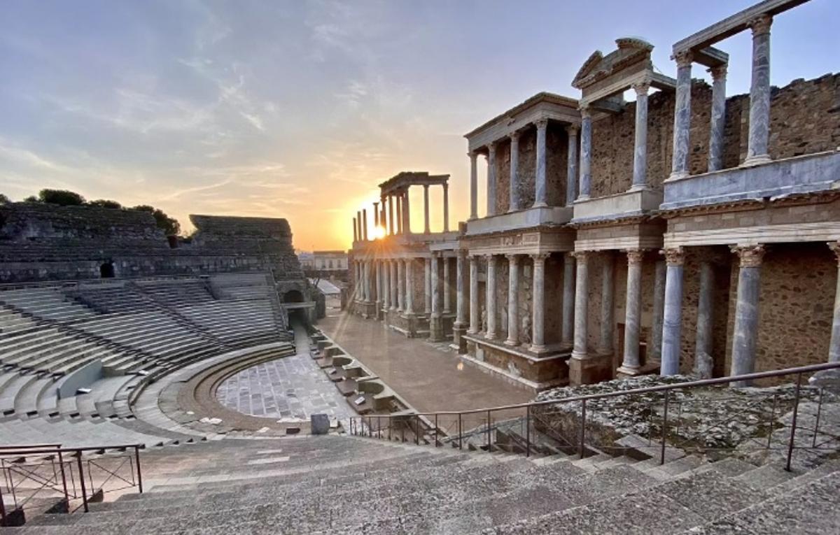 El Teatro Romano de Mérida, uno de los mejores conservados fuera de Italia y una icona del pasado romano de la ciudad.