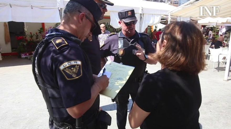 La Policía Local contra el botellón en el Mercado