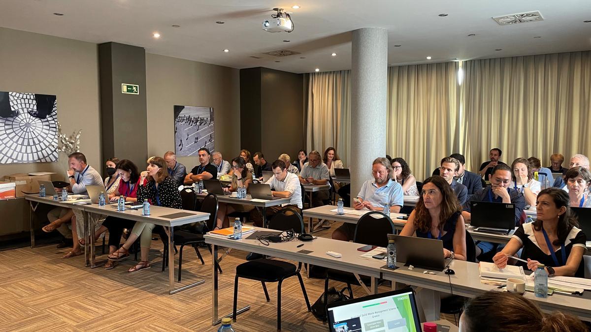 Los participantes en el proyecto Symsites, durante la reunión en Alicante.