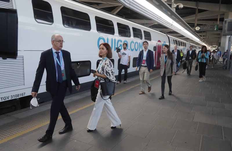 Presentación en València del tren de alta velocidad Ouigo