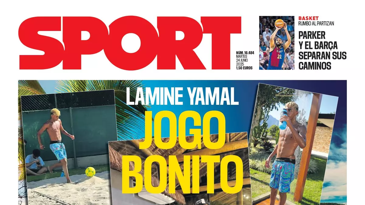 La portada de SPORT de hoy martes, 24 de junio de 2025