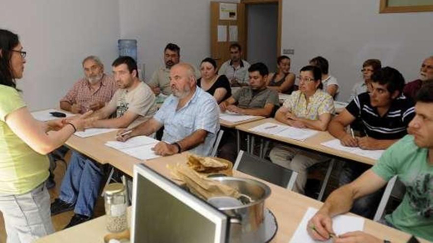 Imagen de la jornada de puertas abiertas, ayer.