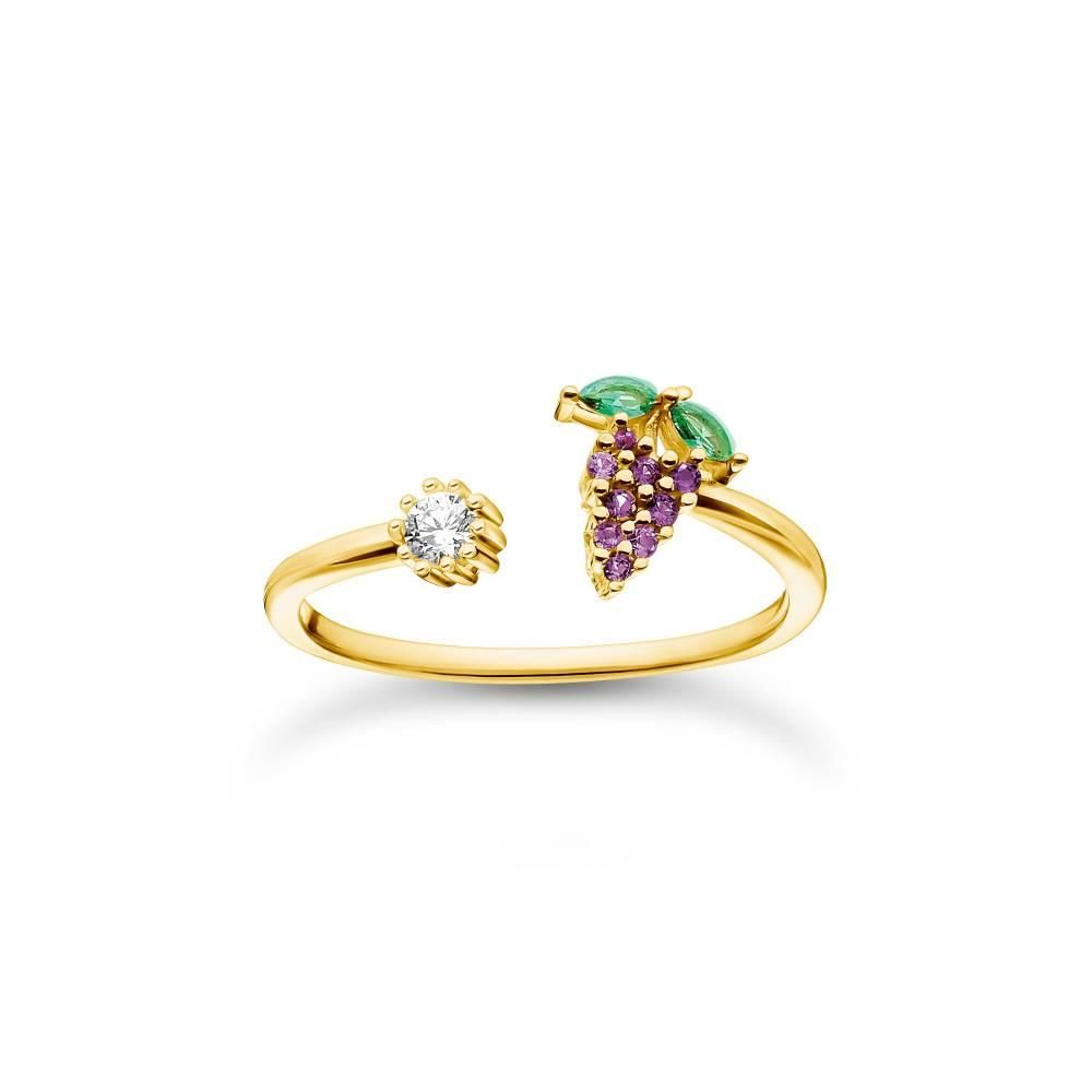 Anillo uva oro