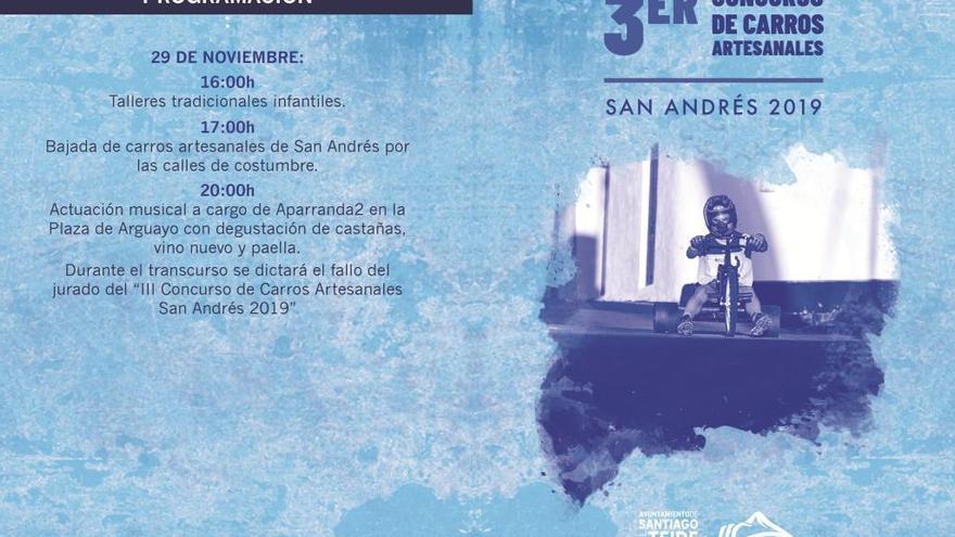 Santiago del Teide acoge el III Concurso de Construcción de Carros Artesanales de San Andrés 2019