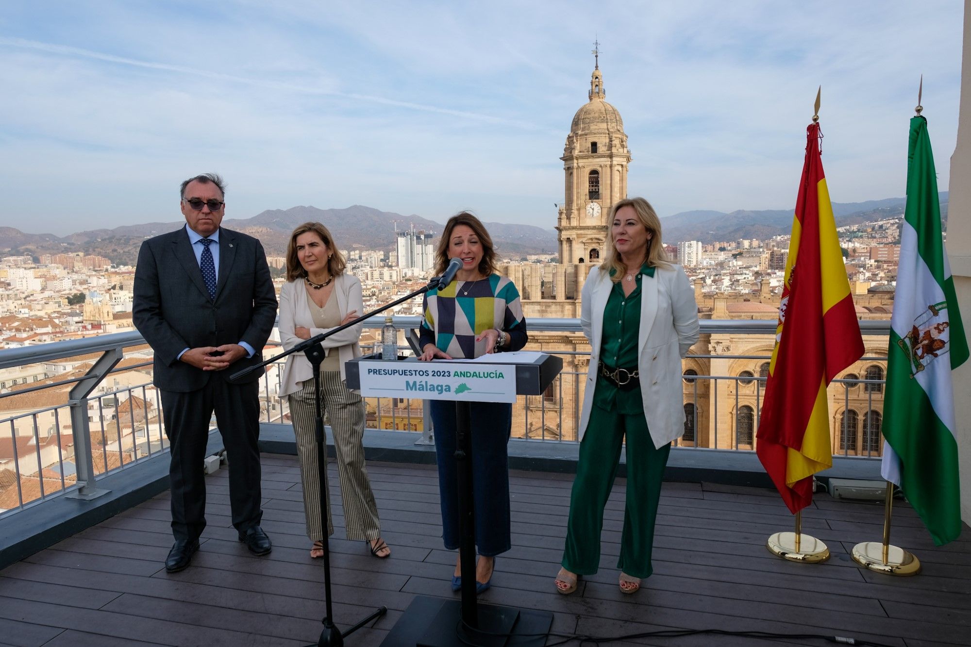 Los consejeros malagueños de la Junta de Andalucía analizan los presupuestos