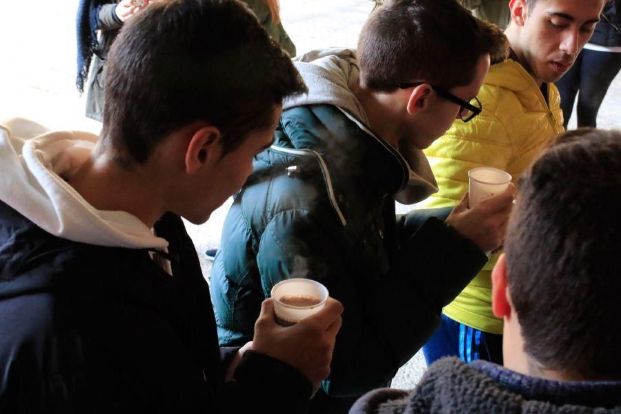 Chocolatada solidaria de alumnos de La Vaguada