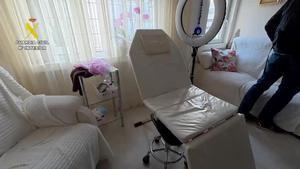 Imagen de una de las clínicas desarticuladas