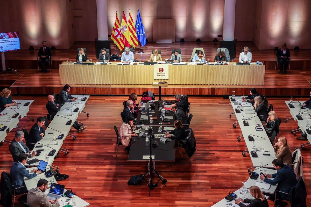 Pleno de la Diputación de Barcelona (DIBA)