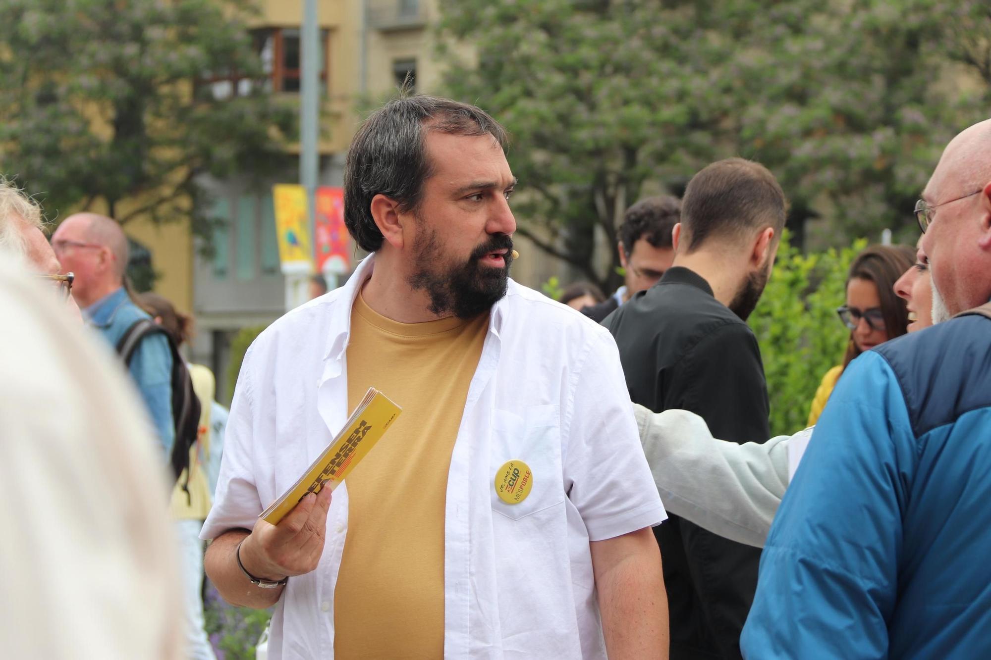 Les imatges de l'acte central de campanya de la CUP a Girona