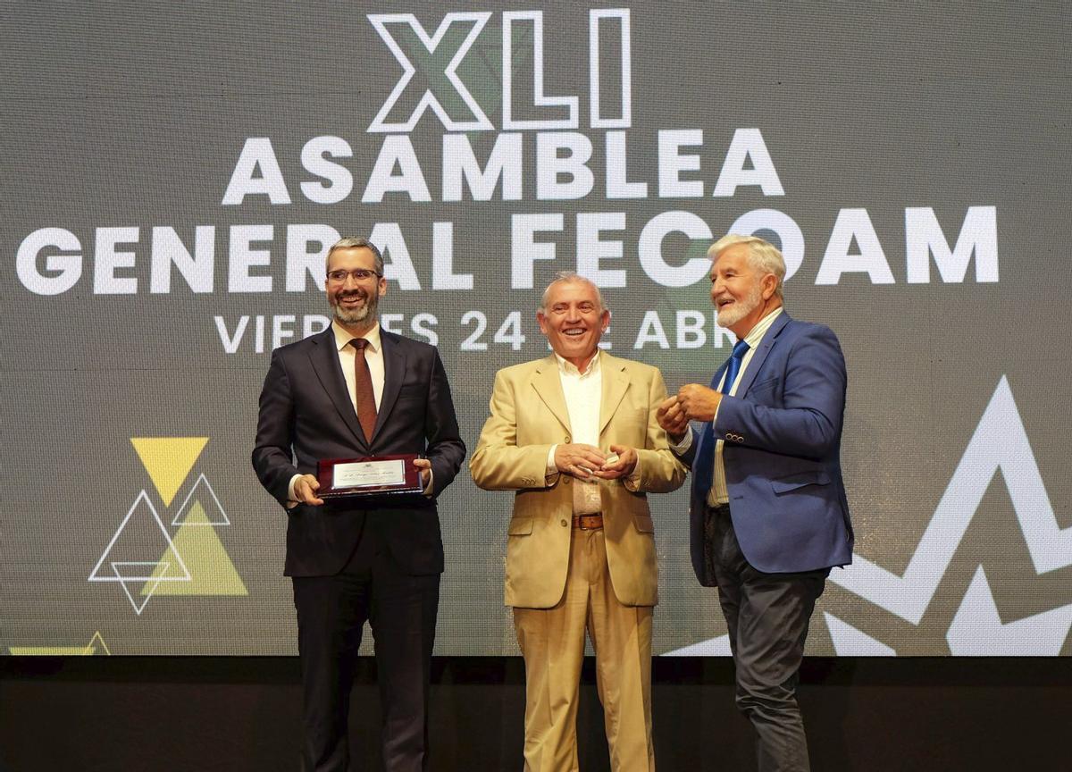 Diego Díaz fue reconocido como Cooperativista del Año por su trayectoria en Expoáguilas, entre otras cooperativas. | RUBÉN ARAGÓN