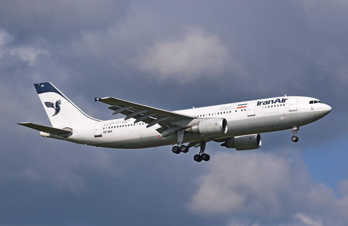 iran air airbus a300 ep-iba arrives london heathrow airport 21september2014 arp