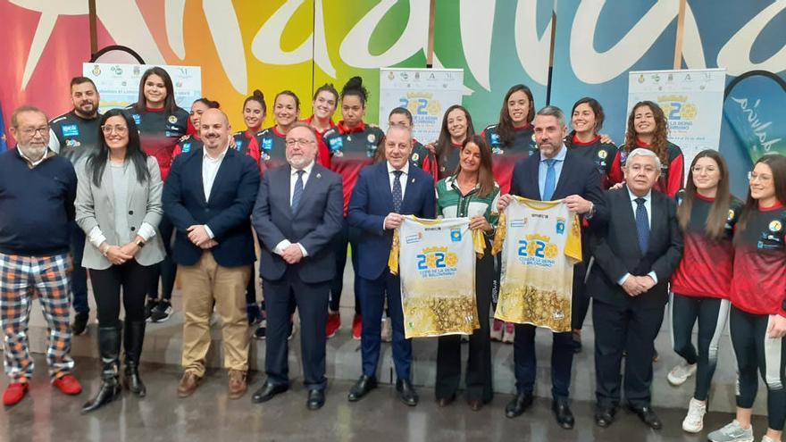 Presentación del cartel de la Copa de la Reina de Balonmano 2020 de Málaga.