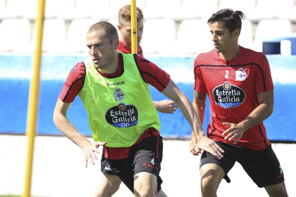 El Dépor prepara en Benidorm el partido del Elche