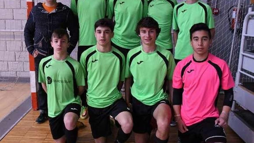 El equipo cadete del Cios Vigo. // Eugenio Álvarez