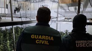 Imagen de la operación de la Guardia Civil