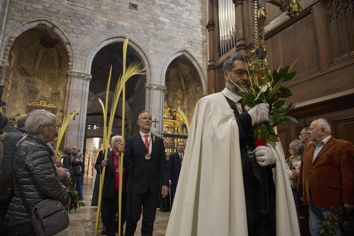 La benedicció de Rams a la Catedral de Girona en imatges La benedicció de Rams a la Catedral de Girona en imatges