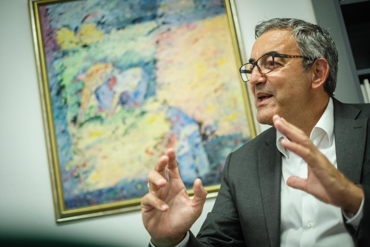 Sebastián Martín, alcalde de Arico.